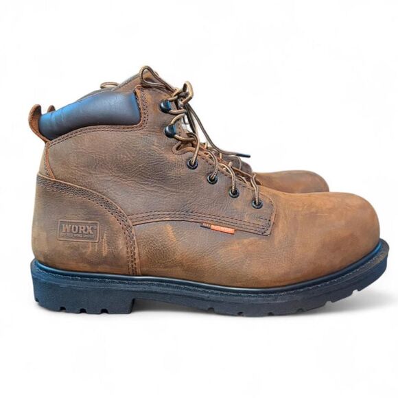 WORX by Red Wing Shoes Men’s STK#5606 Steel Toe Waterproof 6” Work Boot12WW main image 6